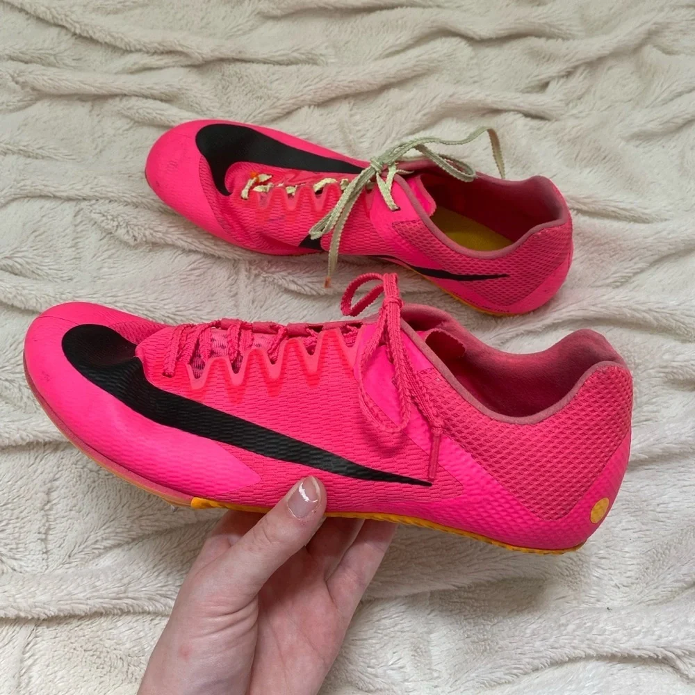 Nike Zoom Rival Track & Field Sprinting Spikes Hyper Pink/Black Laser Orange
